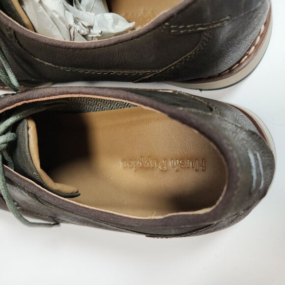 Hush Puppies Titan Leather Lace-Up Casual Shoes Mens Size 9M - Picture 10 of 16